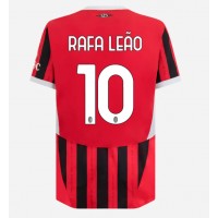 Billiga AC Milan Rafael Leao #10 Hemma fotbollskläder 2024-25 Kortärmad